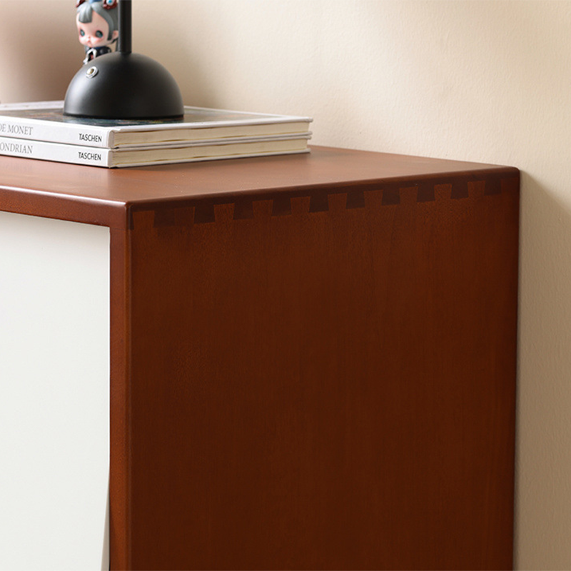 Gabinete de almacenamiento cuadrado de acero inoxidable de madera de caucho francés tradicional 4/6 almacenamiento para sala de estar 
