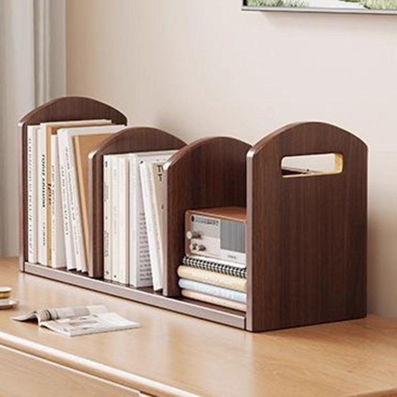 Étagère de rangement de bureau rectangulaire incurvée en MDF, style minimaliste moderne, 2/4 niveaux, pour salon 