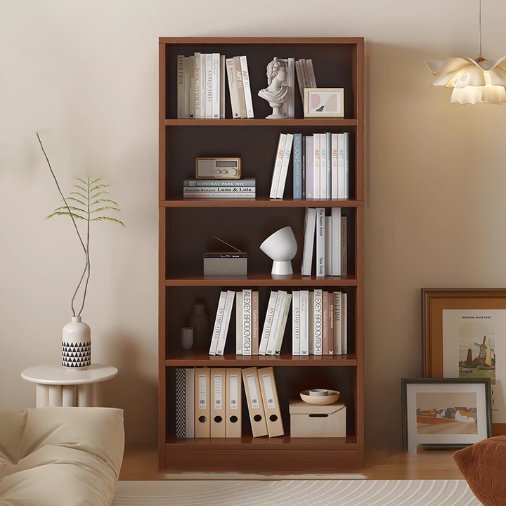 Estante de almacenamiento rectangular minimalista moderno de MDF de 4/5/6 niveles para sala de estar 