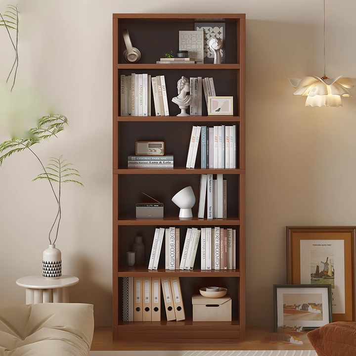 Estante de almacenamiento rectangular minimalista moderno de MDF de 4/5/6 niveles para sala de estar 