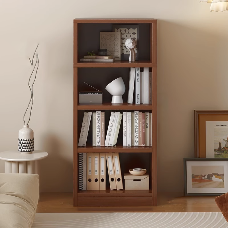 Estante de almacenamiento rectangular minimalista moderno de MDF de 4/5/6 niveles para sala de estar 