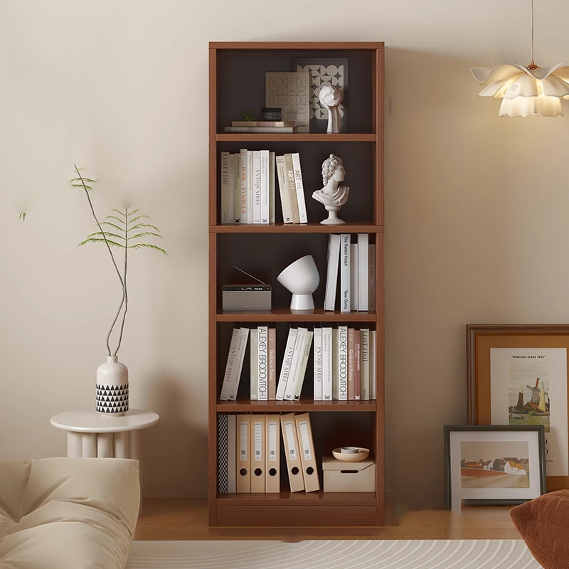 Estante de almacenamiento rectangular minimalista moderno de MDF de 4/5/6 niveles para sala de estar 