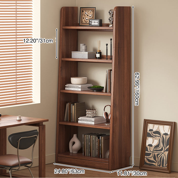 Traditional Vintage Eco-friendly Board Tiered Square Storage Shelf 5 Tiers For Living Room