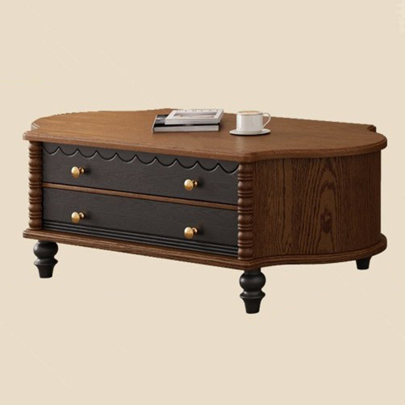 Traditional French Ash Wood Glass Butterfly Round Rectangular Storage Cabinet 2/3-Drawer For Living Room
