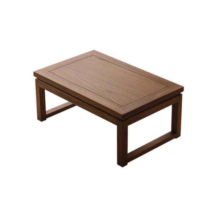 Table basse rectangulaire traditionnelle japonaise en bois d&