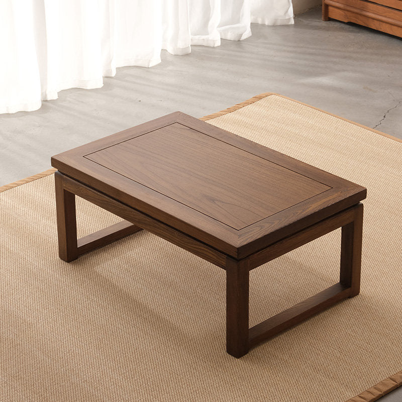 Table basse rectangulaire traditionnelle japonaise en bois d&