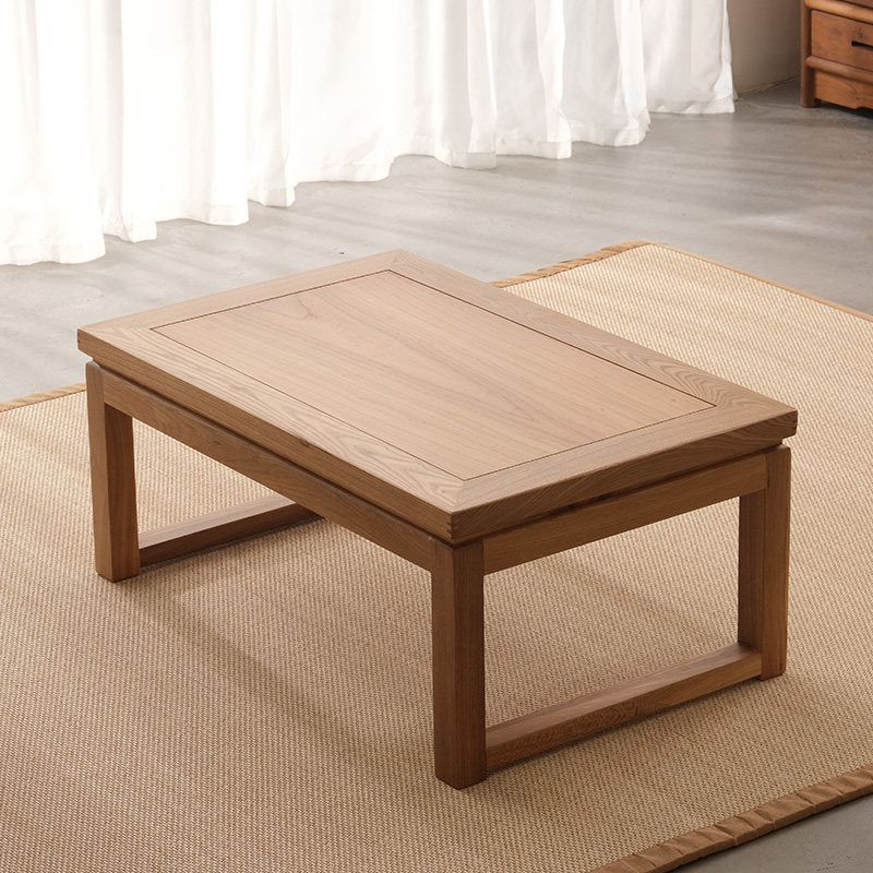 Table basse rectangulaire traditionnelle japonaise en bois d&