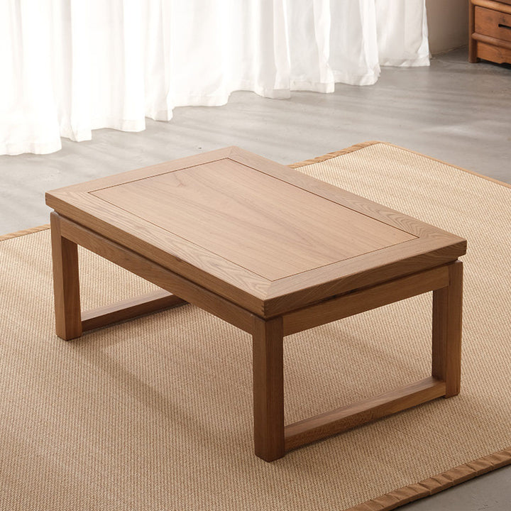 Table basse rectangulaire traditionnelle japonaise en bois d&
