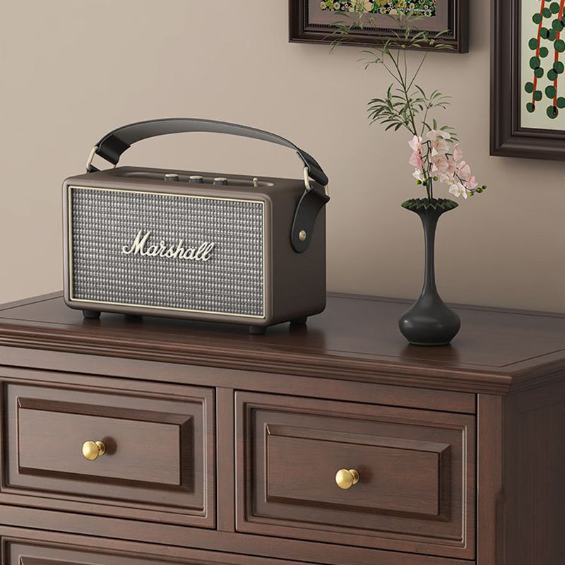 Gabinete de almacenamiento rectangular de madera contrachapada francesa tradicional de cerezo y pino con 4/5/6 cajones para sala de estar 