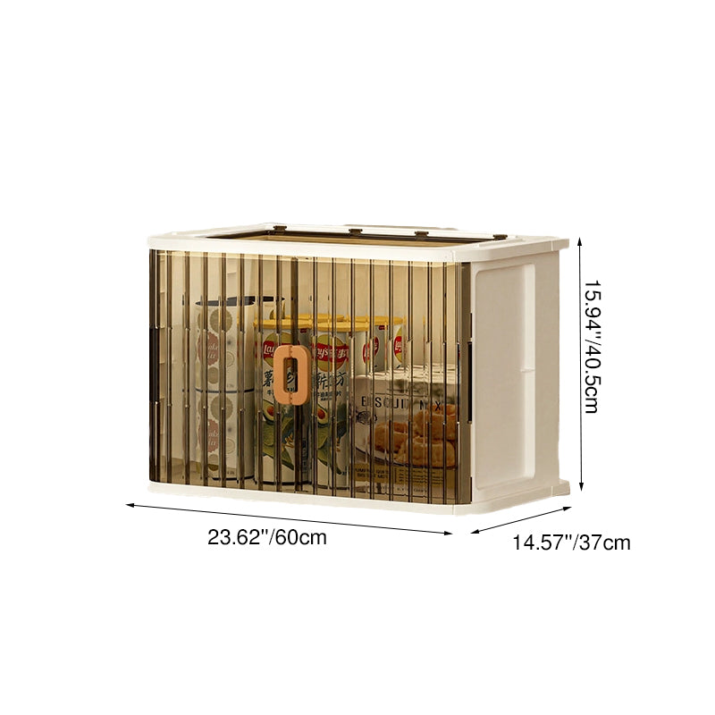Modern Minimalist PP PET HIPS Curved Square Folding Storage Cabinet With 1 Storage For Bedroom