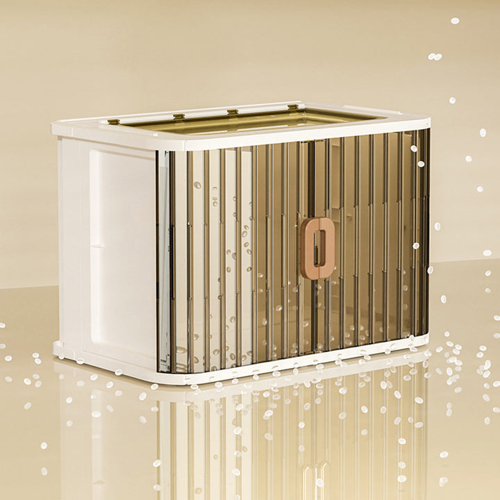 Modern Minimalist PP PET HIPS Curved Square Folding Storage Cabinet With 1 Storage For Bedroom
