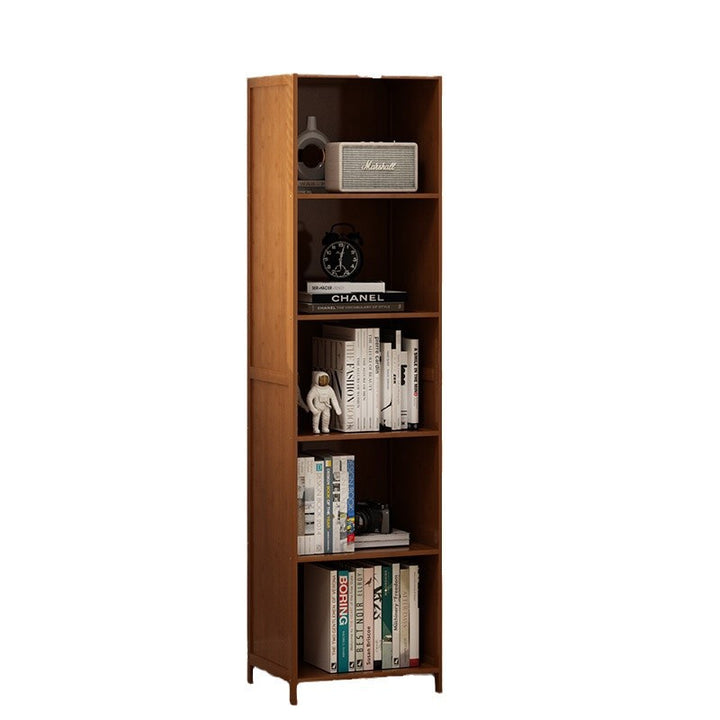 Gabinete de almacenamiento rectangular de vidrio de bambú y ratán tradicional chino con 2/3/4/5/6 compartimentos para la sala de estar 