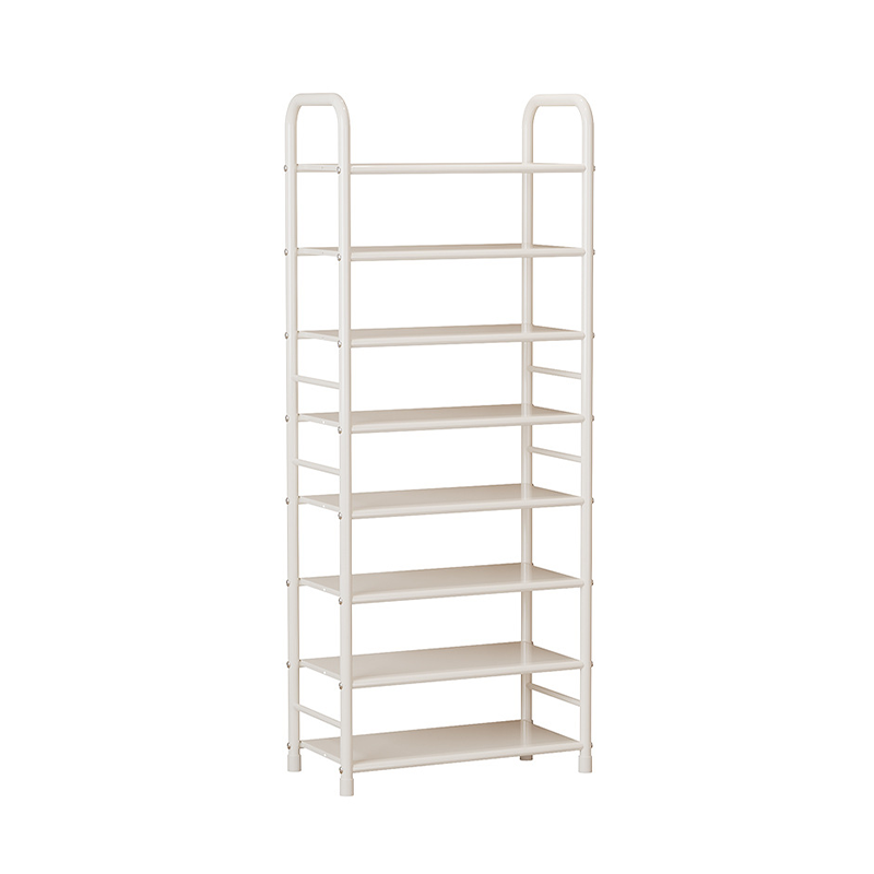 Modern Minimalist Iron Curved Rectangular Shoe Storage 5/6/7/8 Tier For Living Room