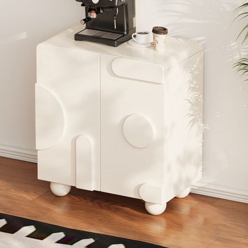 Aparador rectangular con globo de madera engineered de estilo francés tradicional con almacenamiento 2/3 para sala de estar 