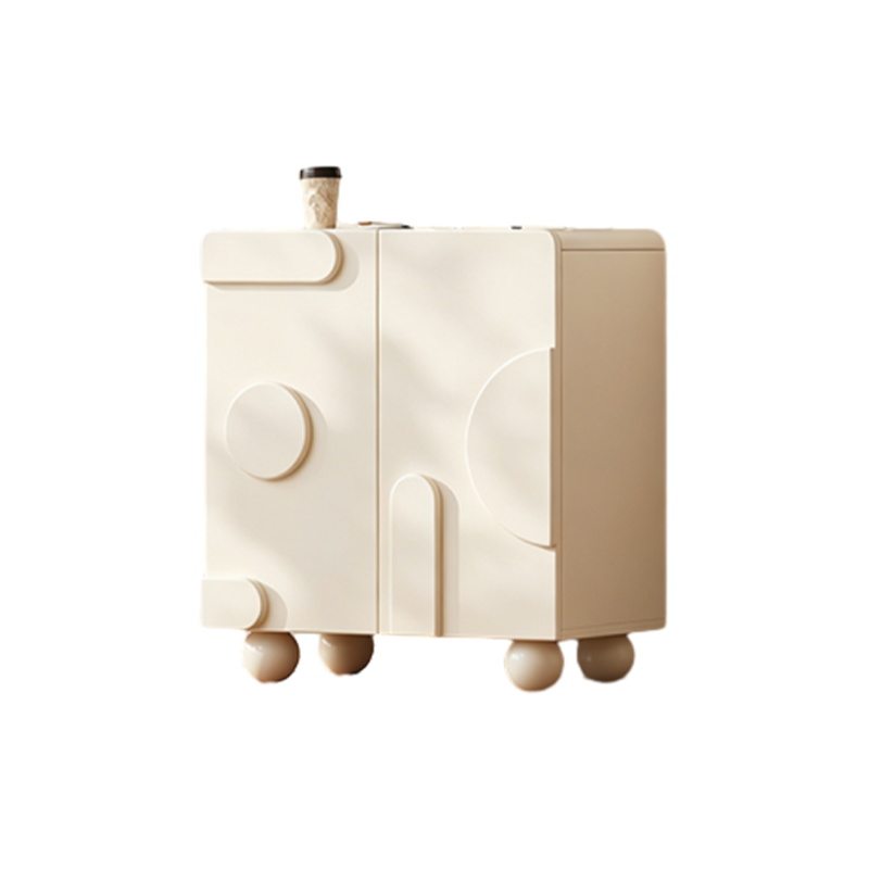 Aparador rectangular con globo de madera engineered de estilo francés tradicional con almacenamiento 2/3 para sala de estar 