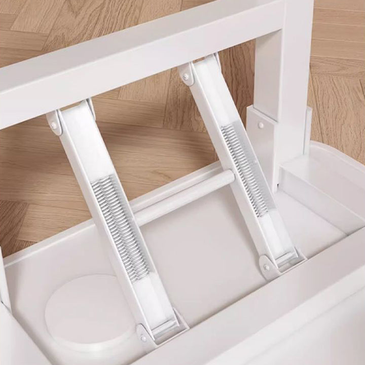 Conjunto moderno Art Déco de escritorio de estudio infantil rectangular con esquinas redondeadas de MDF y hierro con 1 nivel para sala de estar 
