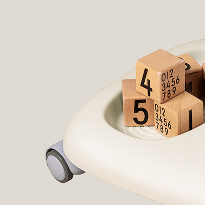 Modern Minimalist ABS Curved Square Study Desk With Backrest Mobile For Living Room