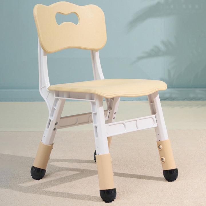 Modern Minimalist MDF PP Cylinder Rectangular Kids Study Table Chair Set With Adjustable Height For Living Room