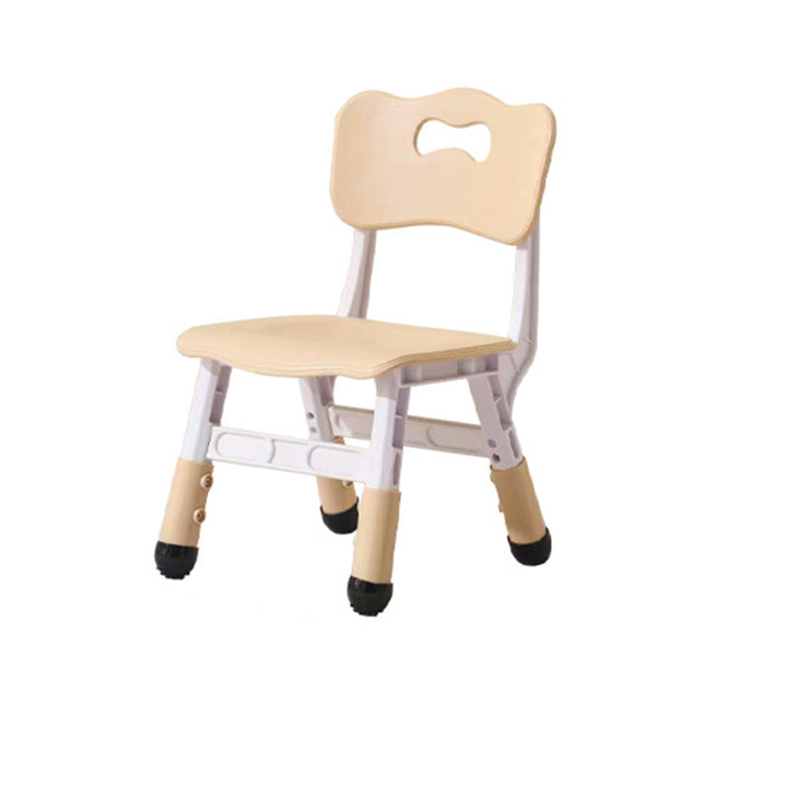 Modern Minimalist MDF PP Cylinder Rectangular Kids Study Table Chair Set With Adjustable Height For Living Room