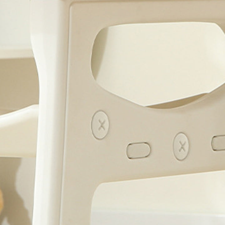 モダンミニマル MDF PP 角丸長方形 キッズ学習デスク 2段付き リビングルーム用 