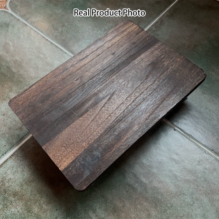 Traditional Japanese Rectangular Paulownia Wood Coffee Table For Living Room