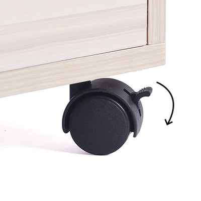 Table de nuit rectangulaire en acier au carbone amovible minimaliste moderne avec panneau de densité, 2 tiroirs, 1 armoire pour chambre à coucher 