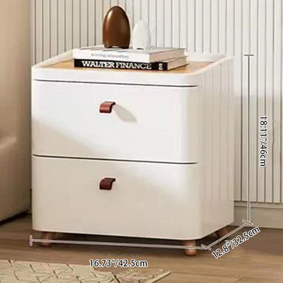 Table de chevet moderne minimaliste rectangulaire en bois massif PP avec 2/3/4/5 tiroirs pour chambre à coucher 