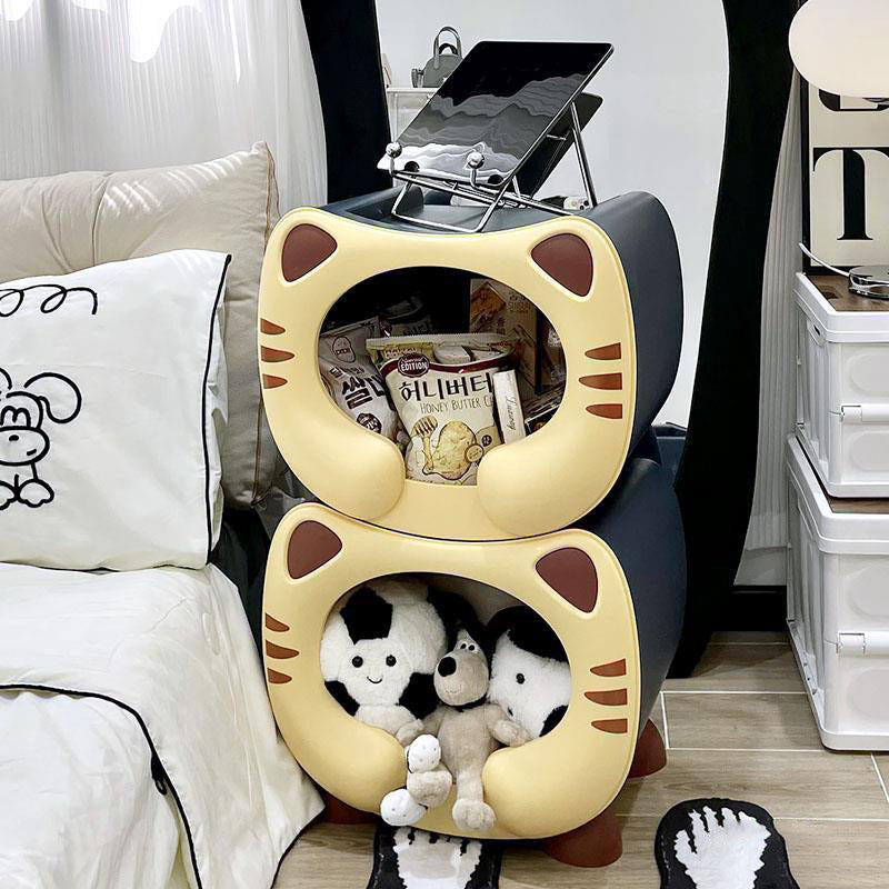 Table de nuit ronde pour enfants créatifs contemporains en PP pour chambre 
