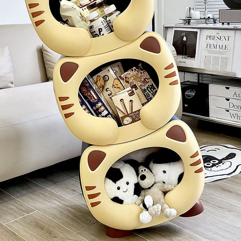 Table de nuit ronde pour enfants créatifs contemporains en PP pour chambre 