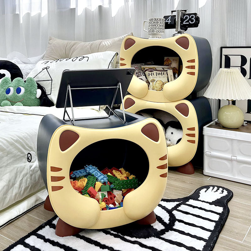 Table de nuit ronde pour enfants créatifs contemporains en PP pour chambre 