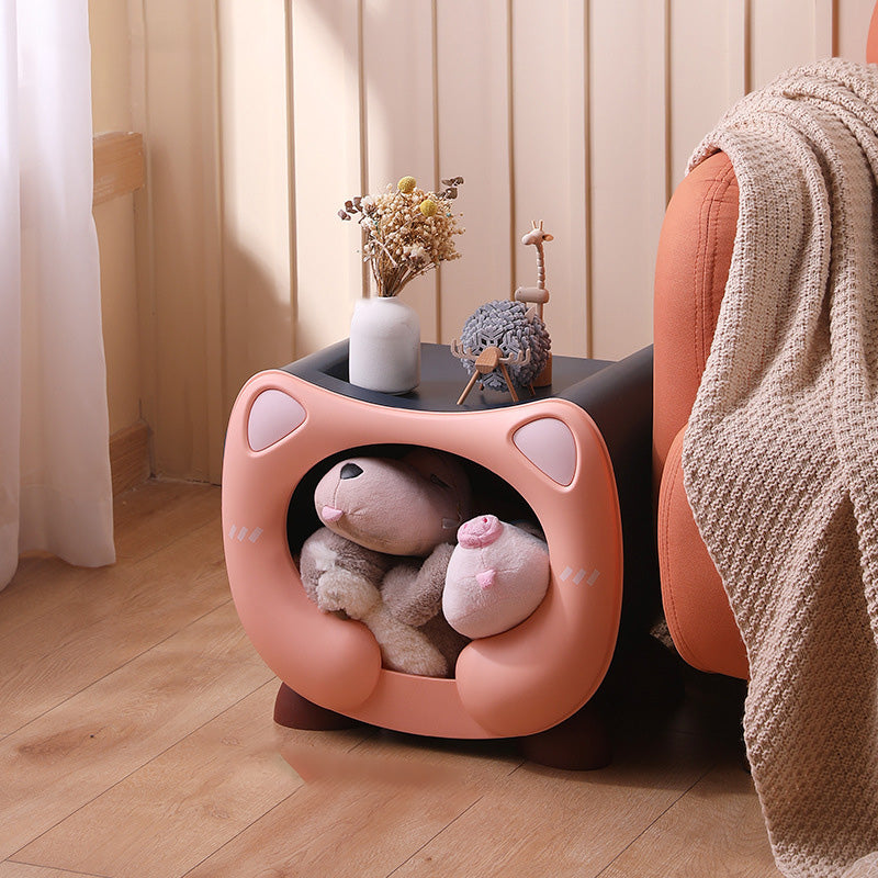 Table de nuit ronde pour enfants créatifs contemporains en PP pour chambre 