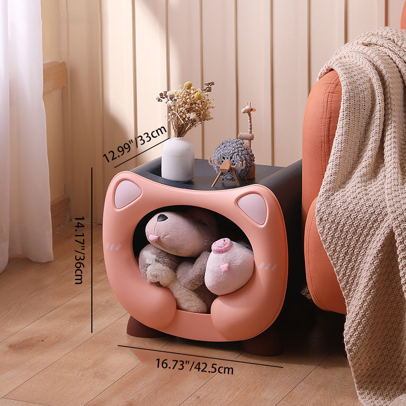 Table de nuit ronde pour enfants créatifs contemporains en PP pour chambre 