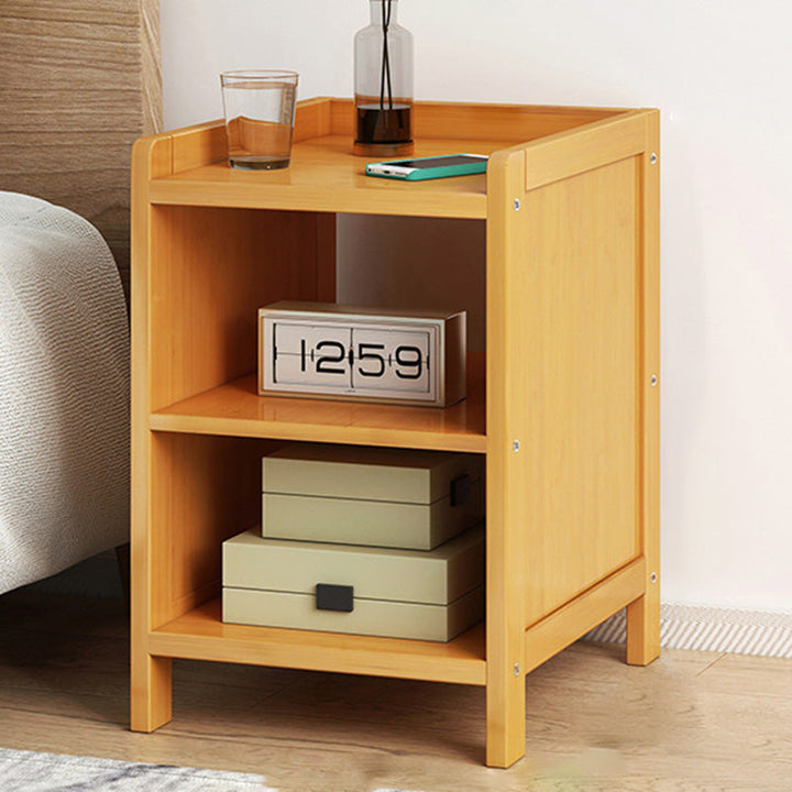 Modern Minimalist Rectangular Bamboo MDF Board 2/3 Tier For Bedroom