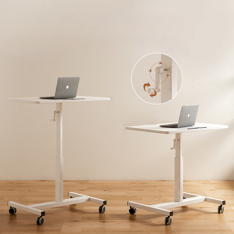 Moderner minimalistischer rechteckiger Holz-Stahl-Beistelltisch 1-stufig für das Wohnzimmer 