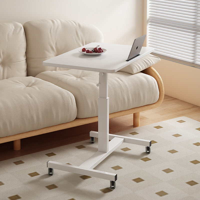 Moderner minimalistischer rechteckiger Holz-Stahl-Beistelltisch 1-stufig für das Wohnzimmer 
