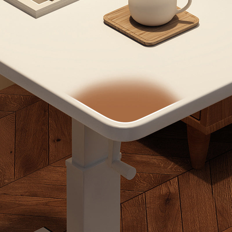 Moderner minimalistischer rechteckiger Holz-Stahl-Beistelltisch 1-stufig für das Wohnzimmer 