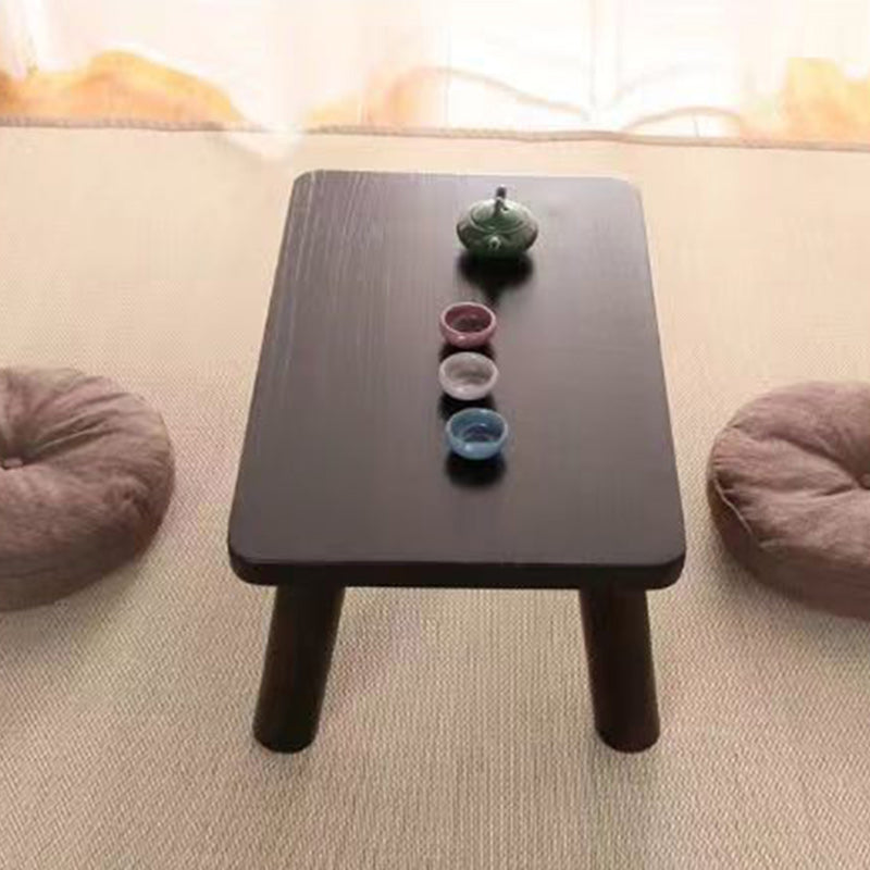 Table basse rectangulaire en bois japonais traditionnel 1 niveau pour salon 