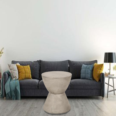 Table d'appoint contemporaine nordique en oxyde de magnésium à 1 niveau pour salon 