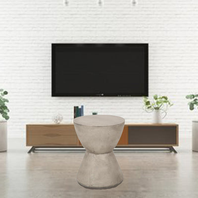 Table d'appoint contemporaine nordique en oxyde de magnésium à 1 niveau pour salon 