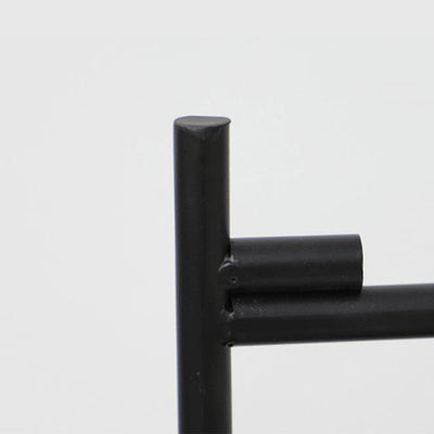 Table d'appoint ronde minimaliste moderne en fer à 2 niveaux pour salon 