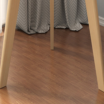 Table basse ronde en bois minimaliste moderne 1 niveau pour salon 