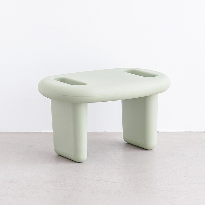 Modern Minimalist Kids Oval PE Dining Table For Dining Room