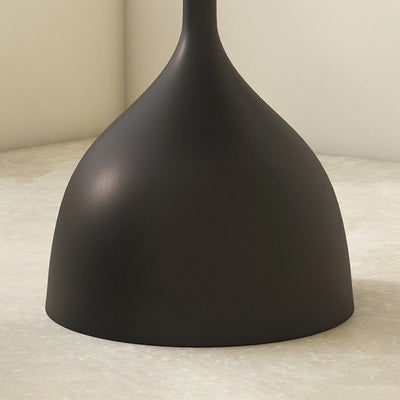 Table d'appoint ronde minimaliste moderne en fer à 1 niveau pour le salon 