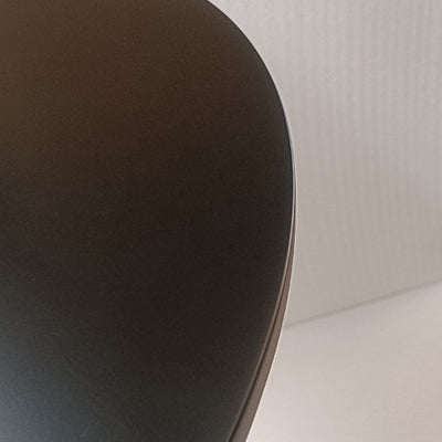 Mesa de centro redonda minimalista moderna con base de acero al carbono para sala de estar 