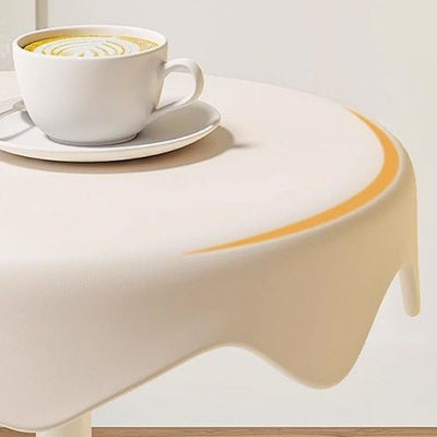 Moderner Luxus PP Runder blumenförmiger Beistelltisch 1-stufig für Wohnzimmer 