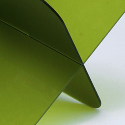 Table d'appoint carrée minimaliste moderne en acrylique à 1 niveau pour salon 