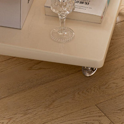 Table d'appoint rectangulaire minimaliste moderne en acier inoxydable pour PC à 4 niveaux pour le salon 