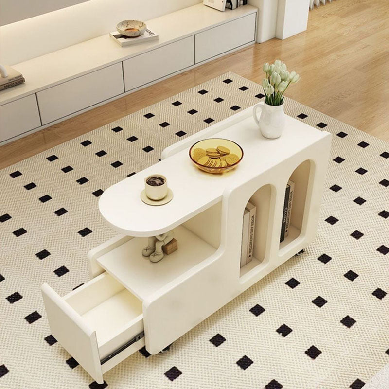 Planche de densité ovale rectangulaire scandinave contemporaine à 3 niveaux pour le salon 