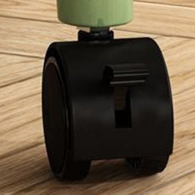 Table d'appoint moderne minimaliste en forme de trèfle, cylindre rond, en panneau de densité métallique à 2 niveaux pour le salon 