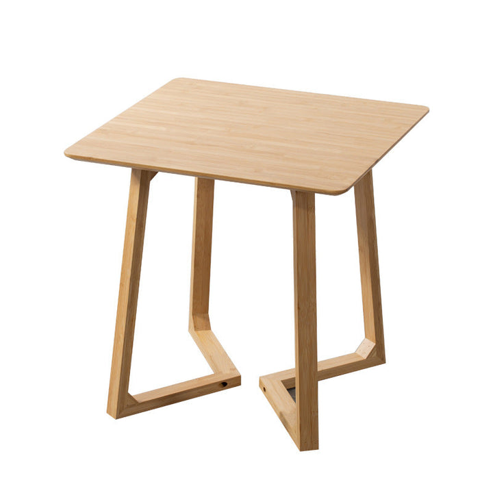 Traditional Japanese Square Plywood Top Oak Wood Coffee Table For Living Room